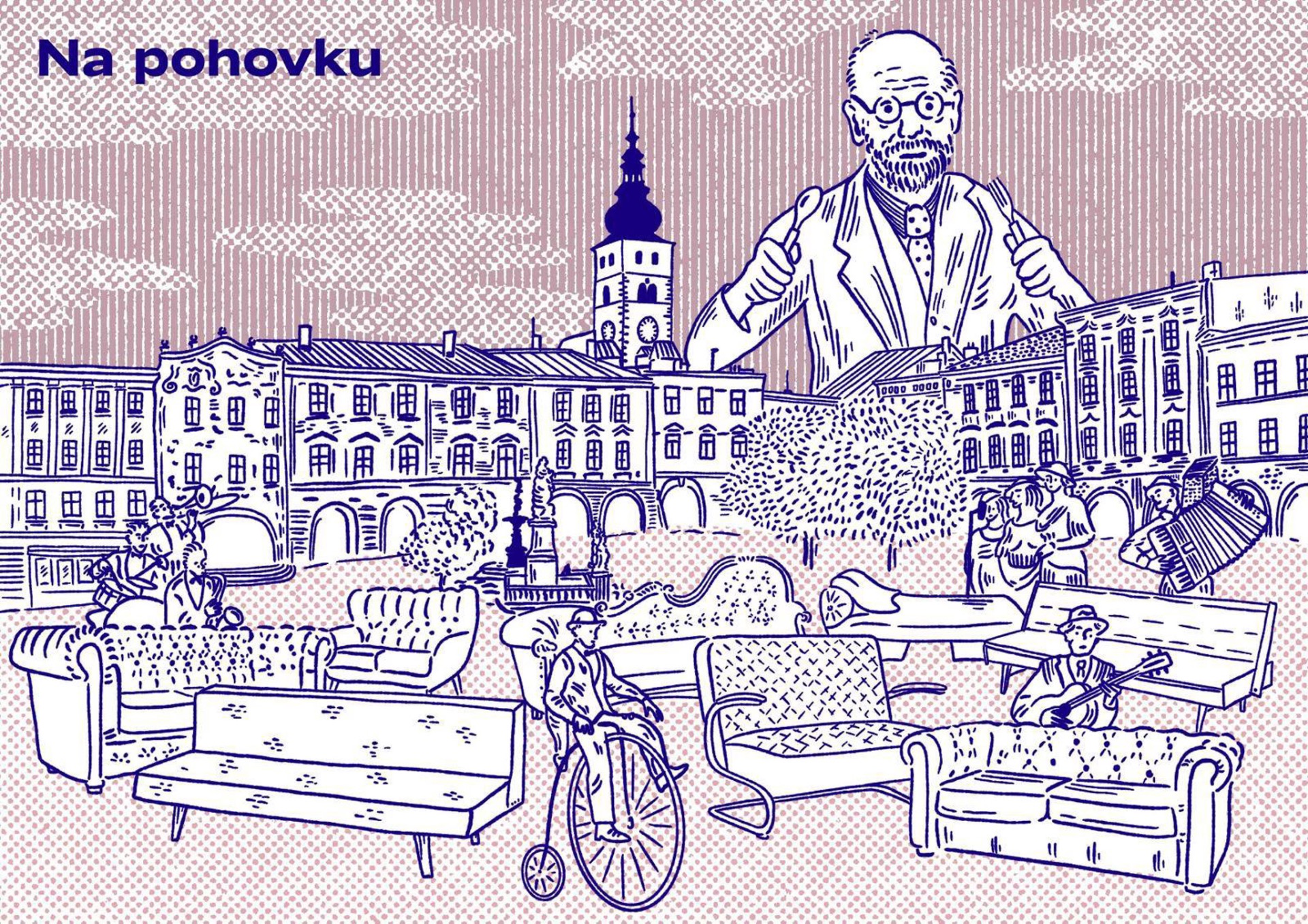 Fotografie 8 projektu NA POHOVKU / oslava narozenin Freuda